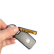 Custom 3D Number Plate Keyring, Personalised Name Keyring, Registration Keyring, Custom Number Plate Keyring, New Pass Driver, Keyring Gift
