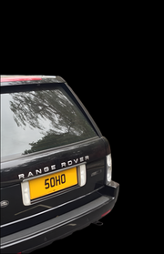 Premium 2D Oversize Number Plate Front and Rear - Fast Delivery
