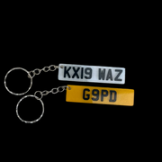 Custom 3D Number Plate Keyring, Personalised Name Keyring, Registration Keyring, Custom Number Plate Keyring, New Pass Driver, Keyring Gift