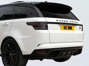 Premium 4D 3mm Acrylic Road Legal Number Plates - Fast Delivery