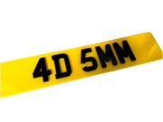 Premium Quality 4D 5mm Acrylic Number Plates - Road Legal & Fast Delivery