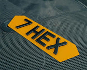 Premium Quality HEX Style Number Plates for Front and Rear - 100 percent road legal and fast delivery