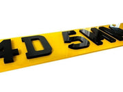 Premium Quality 4D 5mm Acrylic Number Plates - Road Legal & Fast Delivery
