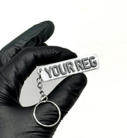 Custom 3D Number Plate Keyring, Personalised Name Keyring, Registration Keyring, Custom Number Plate Keyring, New Pass Driver, Keyring Gift