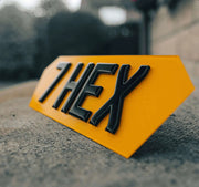 Premium Quality HEX Style Number Plates for Front and Rear - 100 percent road legal and fast delivery