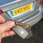 Custom 3D Number Plate Keyring, Personalised Name Keyring, Registration Keyring, Custom Number Plate Keyring, New Pass Driver, Keyring Gift